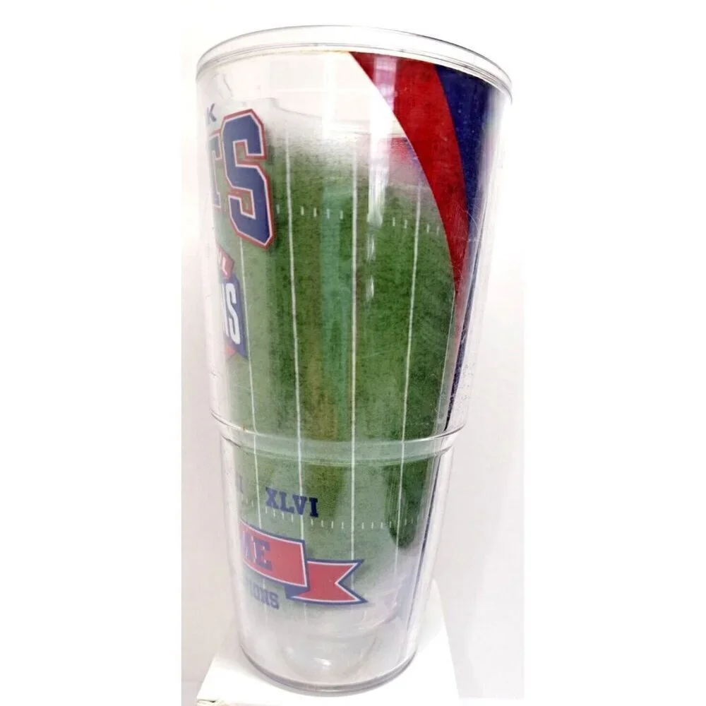 Tervis 24 oz. Hot/Cold Tumbler NFL NY Giants Super Bowl XLVI Champs NO LID